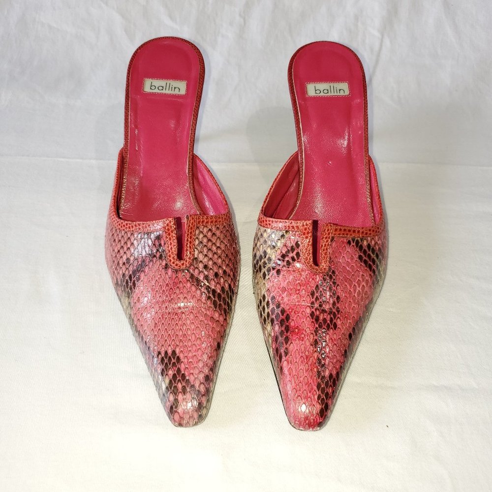 Ballin Multicolor Python Mules - Picture 2 of 4